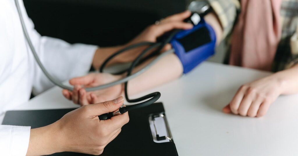 Blood pressure testing in Dartford